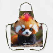Fantasy Schattige Panda Red Hai Schort (Voorkant)