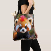 Fantasy Schattige Panda Red Hai Tote Bag (Dichtbij)