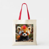 Fantasy Schattige Panda Red Hai Tote Bag (Achterkant)