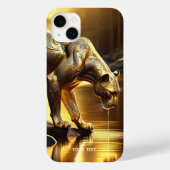 Fantasy Schattige Panther River Water Case-Mate iPhone Case (Achterkant)