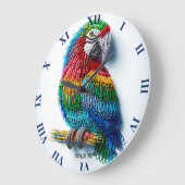 Fantasy Schattige Papier Clips Vogel Grote Klok (Hoek)