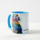 Fantasy Schattige Papier Clips Vogel Mok (Voorkant links)