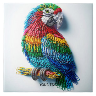 Fantasy Schattige Papier Clips Vogel Tegeltje
