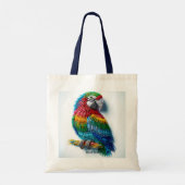Fantasy Schattige Papier Clips Vogel Tote Bag (Achterkant)