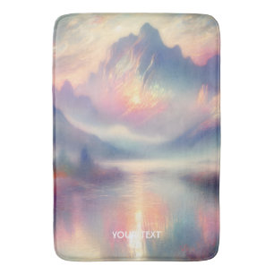 Fantasy Schattige Pastel Pearl Waterverf Badmat