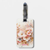 Fantasy Schattige Pastel Roze Sakura Bagagelabel (Achterkant verticaal)