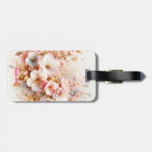Fantasy Schattige Pastel Roze Sakura Bagagelabel (Achterkant horizontaal)
