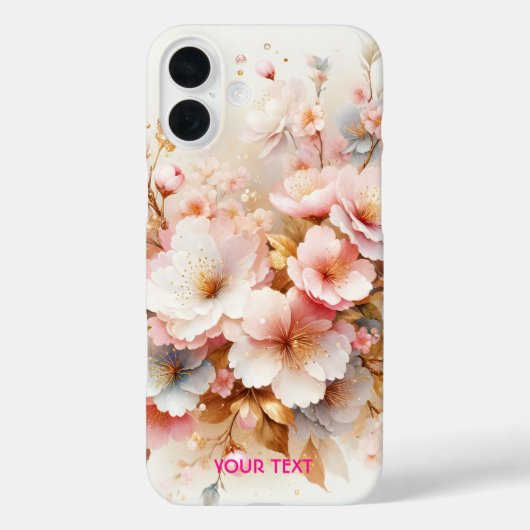 Fantasy Schattige Pastel Roze Sakura Case-Mate iPhone Case (Achterkant)
