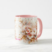 Fantasy Schattige Pastel Roze Sakura Mok (Voorkant rechts)