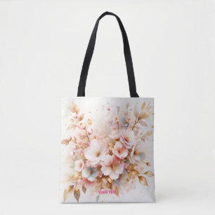 Fantasy Schattige Pastel Roze Sakura Tote Bag
