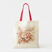 Fantasy Schattige Pastel Roze Sakura Tote Bag (Achterkant)