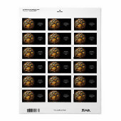 Fantasy Schattige Paw Lion Stone Etiket (Full Sheet)