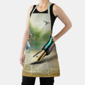 Fantasy Schattige Pen Lake Swan Schort (Insitu)