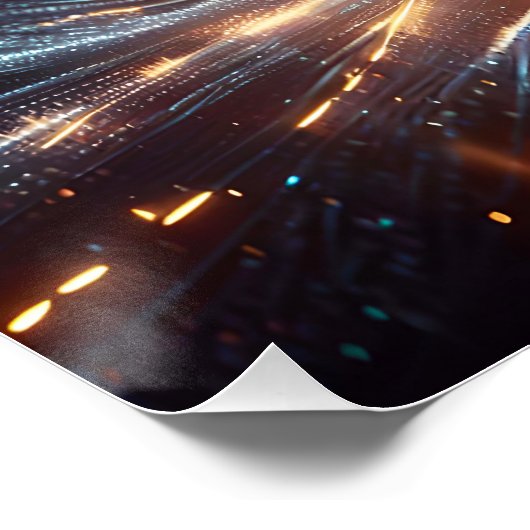 Fantasy Schattige Phoenix Fire Reborn Perfect Poster (Hoek)