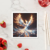 Fantasy Schattige Phoenix Fire Reborn Servet (Insitu)