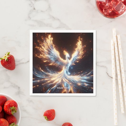 Fantasy Schattige Phoenix Fire Reborn Servet (Insitu)