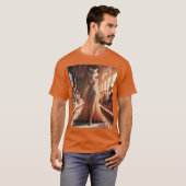 Fantasy Schattige Podium Mooie Kat T-shirt (Voorkant volledig)