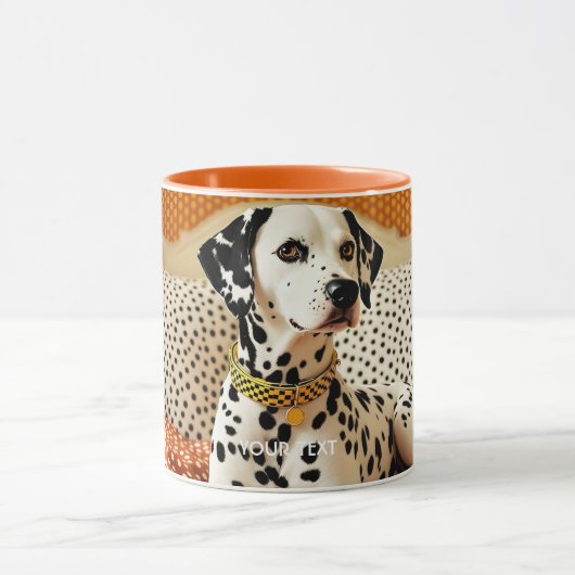 Fantasy Schattige Polka Dog Dot Mok (Midden)