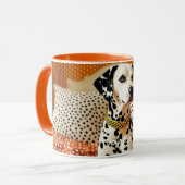 Fantasy Schattige Polka Dog Dot Mok (Voorkant links)