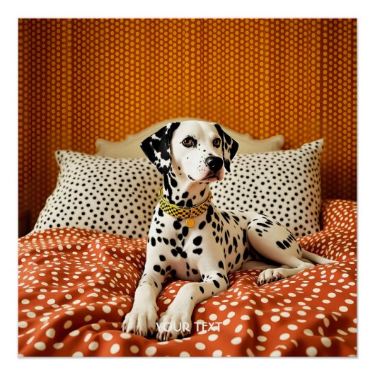 Fantasy Schattige Polka Dog Dot Perfect Poster (Voorkant)