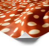 Fantasy Schattige Polka Dog Dot Perfect Poster (Hoek)