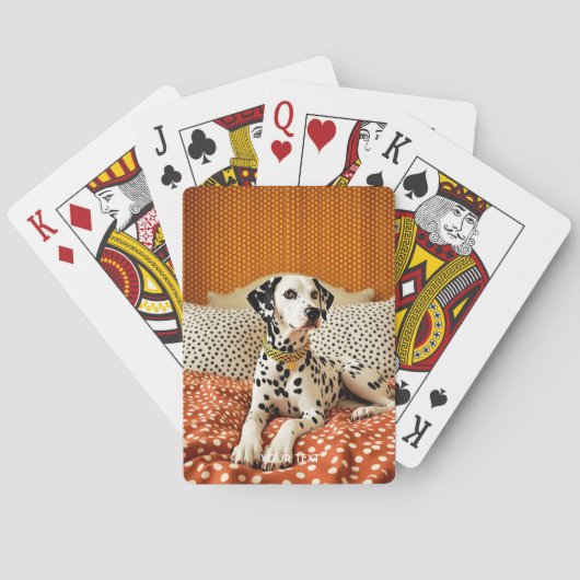 Fantasy Schattige Polka Dog Dot Pokerkaarten (Achterkant)