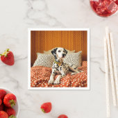 Fantasy Schattige Polka Dog Dot Servet (Insitu)