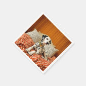 Fantasy Schattige Polka Dog Dot Servet (Hoek)