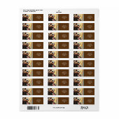 Fantasy Schattige Possum Leather Jacket Etiket (Full Sheet)