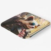 Fantasy Schattige Possum Leather Jacket Papieren Bordje (Gebogen)