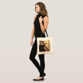 Fantasy Schattige Possum Leather Jacket Tote Bag (Voorkant (model))