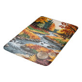 Fantasy Schattige Quilling Herfst Landschap Badmat (Gekanteld)