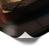 Fantasy Schattige Raven Boek Kaarsen Perfect Poster (Hoek)
