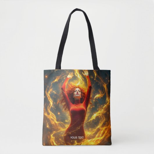 Fantasy Schattige Red Lay Dire Tote Bag (Voorkant)