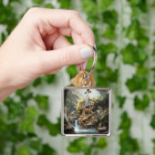 Fantasy Schattige Reusachtig Vioolbos Sleutelhanger (Hand)