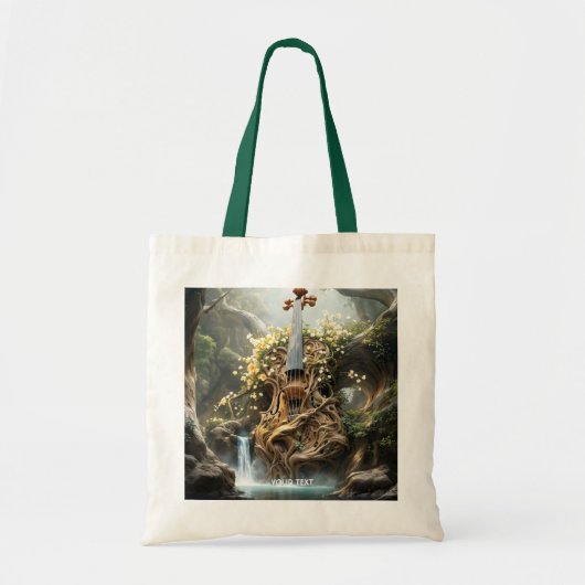 Fantasy Schattige Reusachtig Vioolbos Tote Bag (Voorkant)