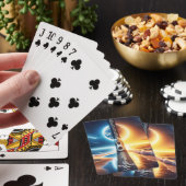 Fantasy Schattige Rits Night Day Pokerkaarten (Insitu)