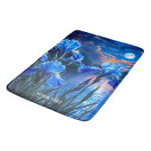 Fantasy Schattige River Blue Irises Badmat (Gekanteld)