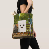 Fantasy Schattige Rock Papier Schaar Tote Bag (Dichtbij)