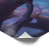 Fantasy Schattige Roze Creature Forest Perfect Poster (Hoek)