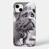 Fantasy Schattige Sad Looking Dog Case-Mate iPhone Case (Achterkant)