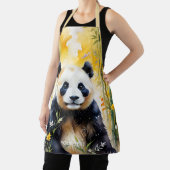 Fantasy Schattige Sad Panda Forest Schort (Insitu)