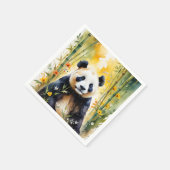 Fantasy Schattige Sad Panda Forest Servet (Hoek)