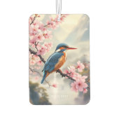 Fantasy Schattige Sakura Bird Blue Luchtverfrisser (Achterkant)