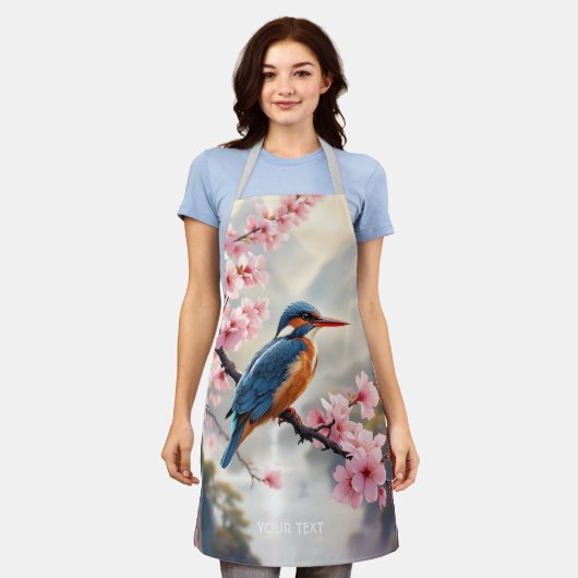 Fantasy Schattige Sakura Bird Blue Schort (Gedragen)