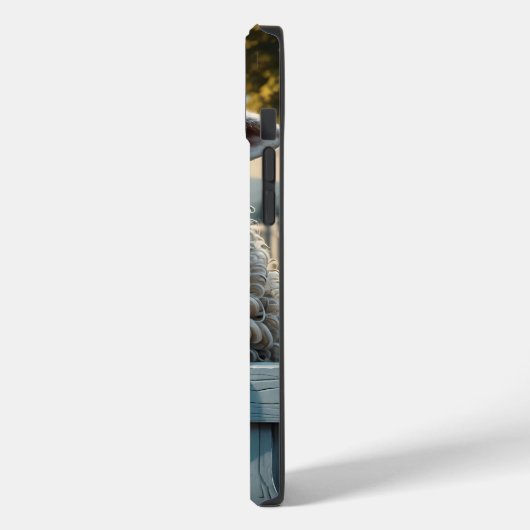 Fantasy Schattige Schaap Koffie Avond Case-Mate iPhone Case (Achterkant / Links)