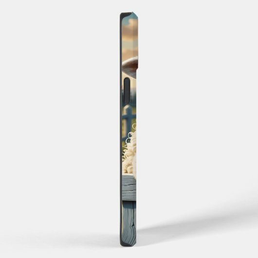 Fantasy Schattige Schaap Koffie Avond Case-Mate iPhone Case (Achterkant / Rechts)