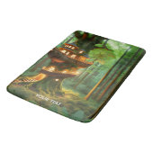 Fantasy Schattige Ship Tree Forest Badmat (Gekanteld)