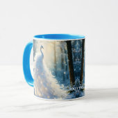 Fantasy Schattige Sneeuwwitje Pauw Mok (Voorkant links)