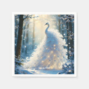 Fantasy Schattige Sneeuwwitje Pauw Servet